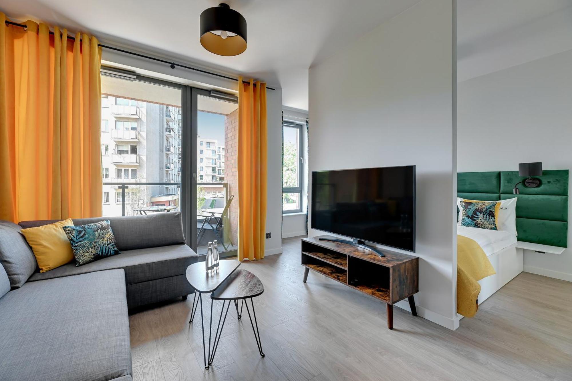 Scala 60K City Center Apartments With Parking By Lion Apartments 그단스크 외부 사진
